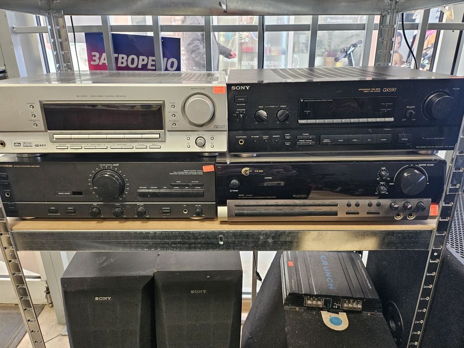 Усилватели Sony, Technics, Yamaha, Universum, Jvc
