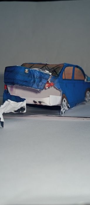 Skoda Octavia из бумаги