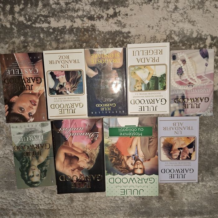 Set 9 carti noi romantice Julie Garwood!