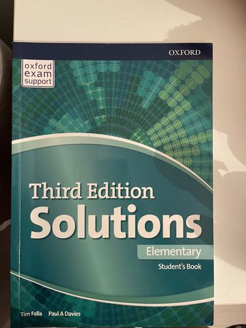 Solutions elementary 7. Solution Elementary students book 3 Edition.