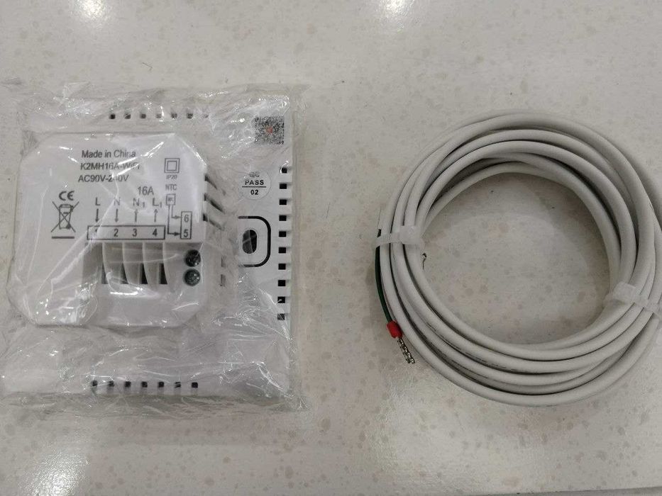 Умный термостат для теплого пола (K2MH16A-WIFI-Blak)