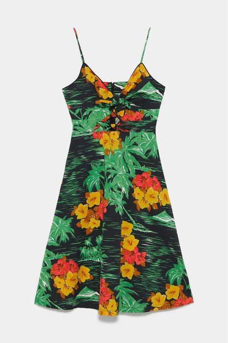 ZARA флорална рокля