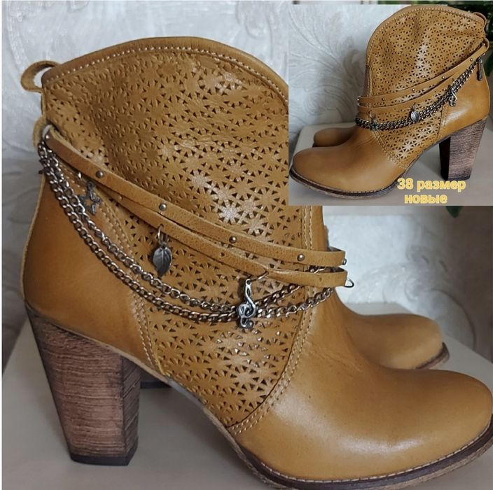 Ботильоны,  казаки, полусапожки 38 размер