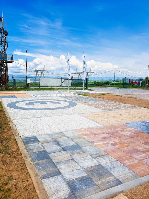 Кашпа Triflor Semmelrock, цвят сив и кафяв