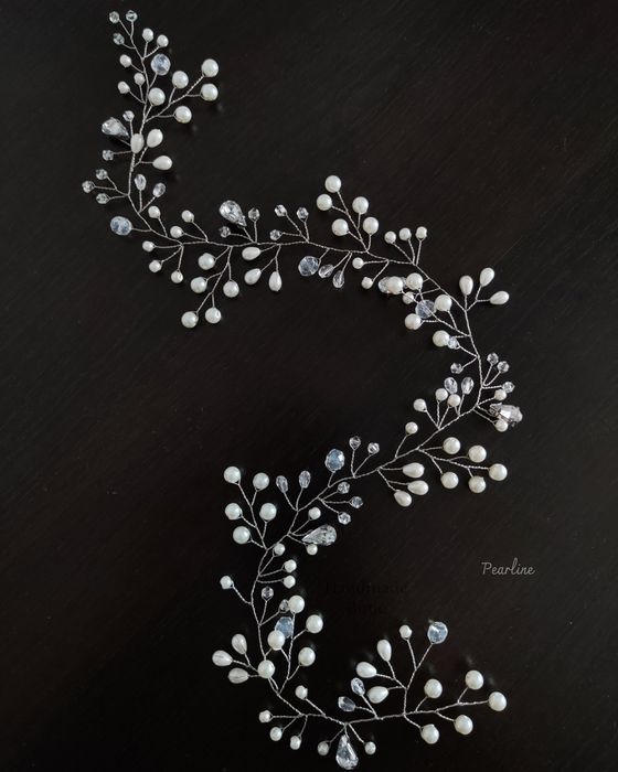 Accesoriu de par handmade pentru coafuri mireasa