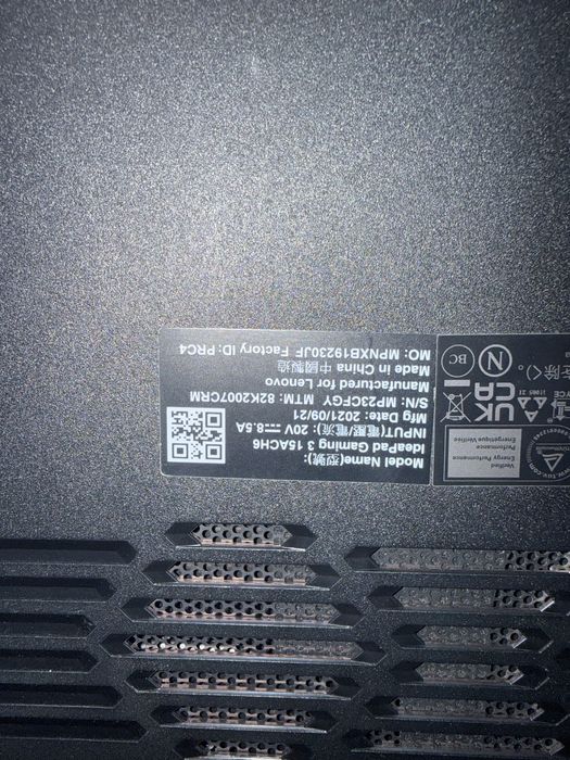 Laptop gaming Ryzen 7 5800H / GTX 1650 / SSD 512 GB – foarte bun