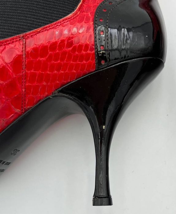 Dolce & Gabbana - ботуши от естествена змийска кожа