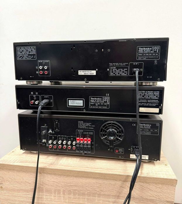Ретро аудио система - сет TECHNICS - ресийвър -усилвател с радио и др