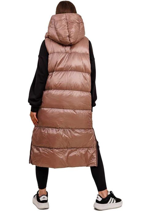 JNBY/L/дизайнерски дълъг пухен елек