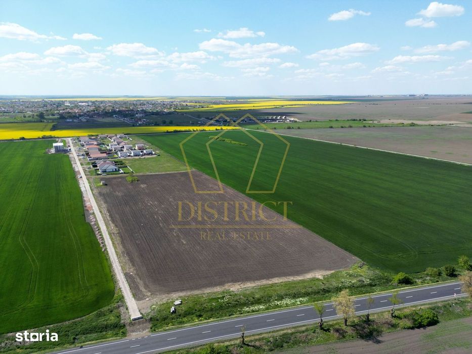 COM 0% Teren industrial pentru hale, servicii | DN69 Sanandrei