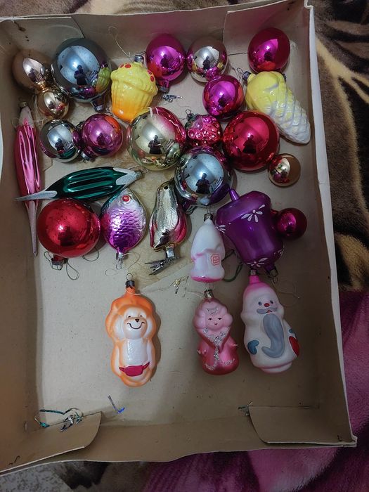 Ёлочные игрушки советские