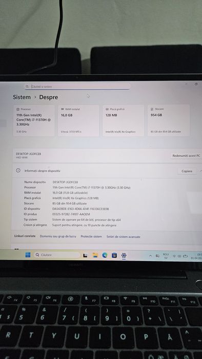 Laptop Huawei 14    i7 gen 11 16 gb ram
