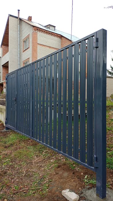 Ворота Забор Сайдинг Профлист Металлочерепица