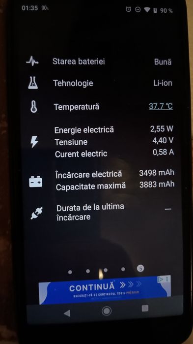 Motorola Moto G6 Play – stare impecabilă + cutie originală