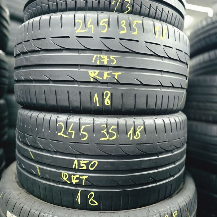 2x 245/35/18 VARA BRIDGESTONE RUNFLAT Stare excelentă