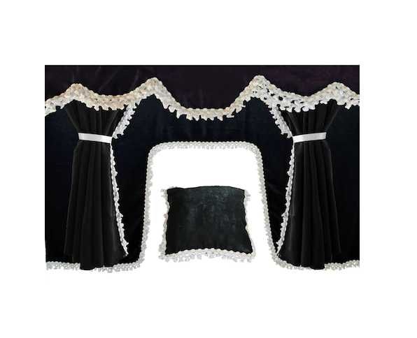 Спален комплект пердета от 5 части за DAF MAN SCANIA VOLVO , 4 цвята