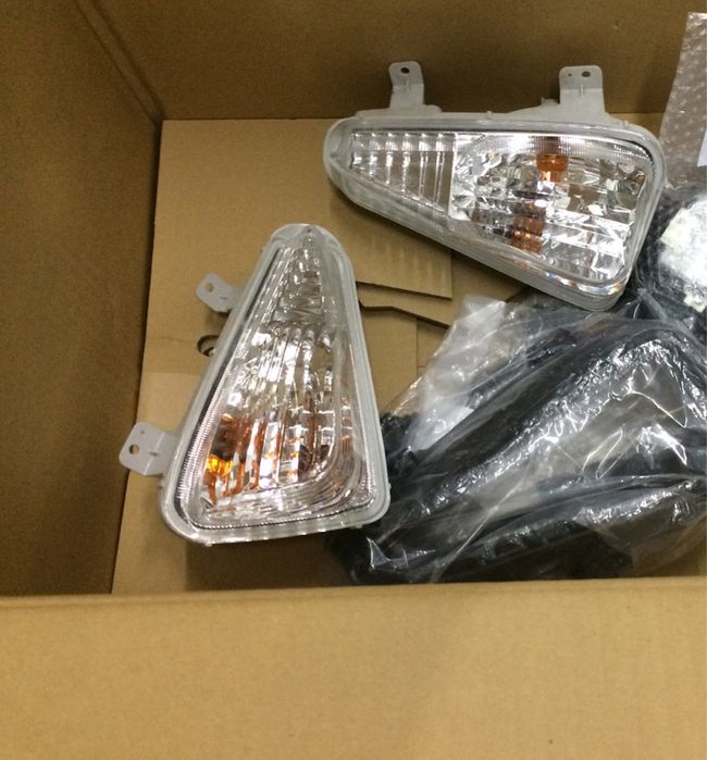 Поворот в бампер Камри 55