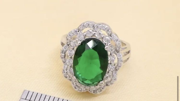 Сребърен италиански комплект бижута