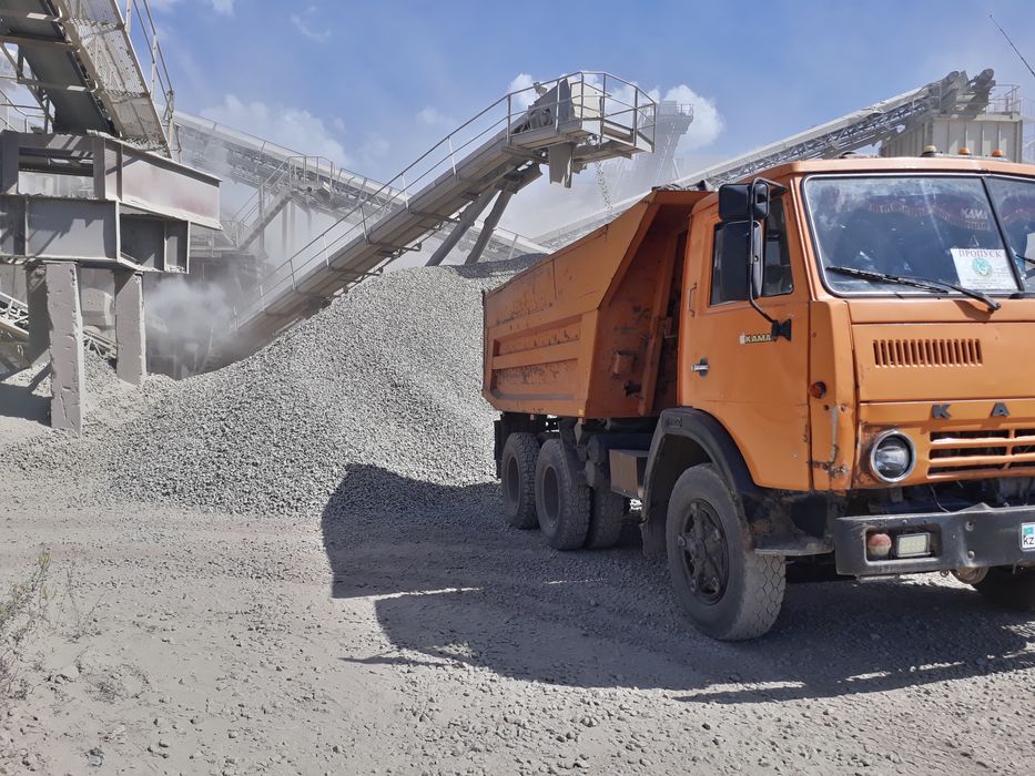 Песок балласт щебень отсев