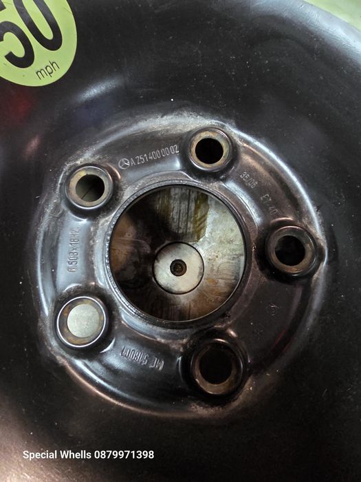 Сгъваема резервна гума патерица 195 75 18цола