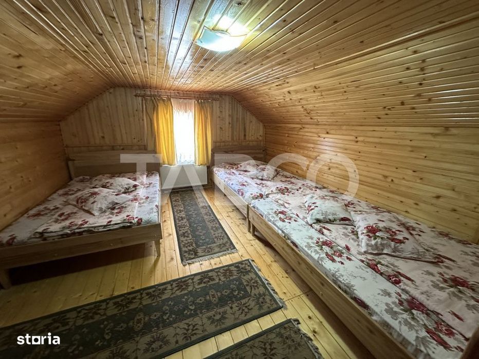 Cabana spatioasa la 5 km de Partia Sureanu complet mobilata si utilata