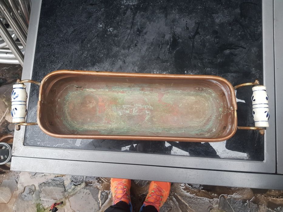 Piesa veche bronz tip cadita