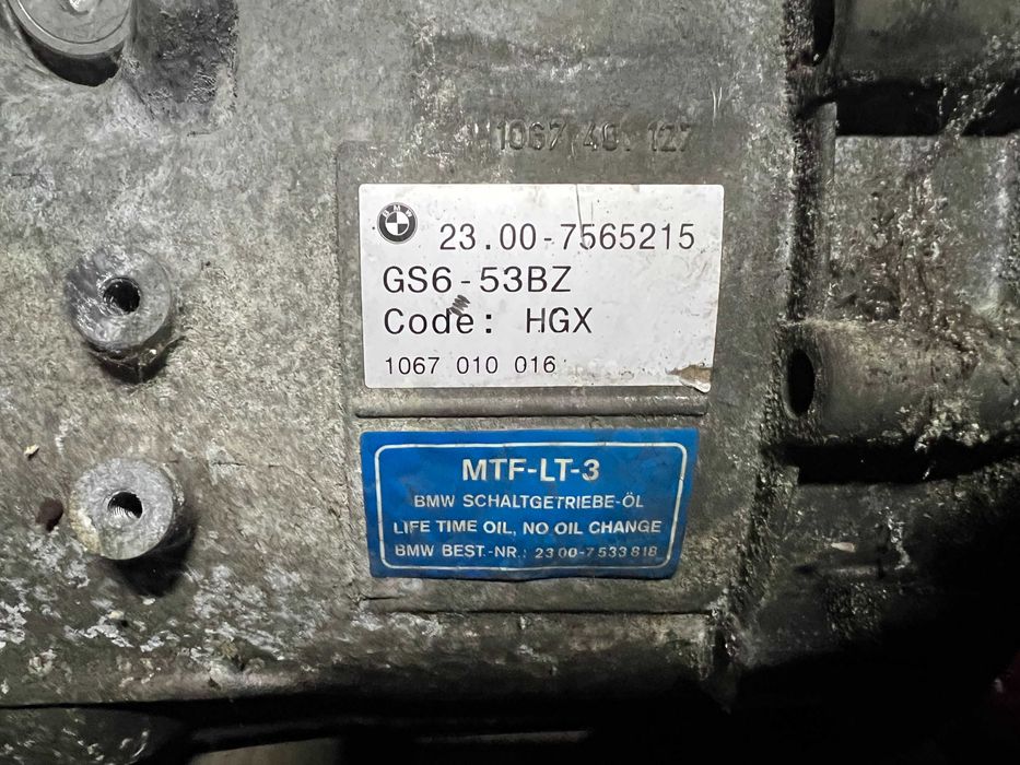 БМВ 335и 6РЪЧНА скоростна КУТИЯ GS6-53BZ e60/1 е90 е91 е92 е93 BMW 535