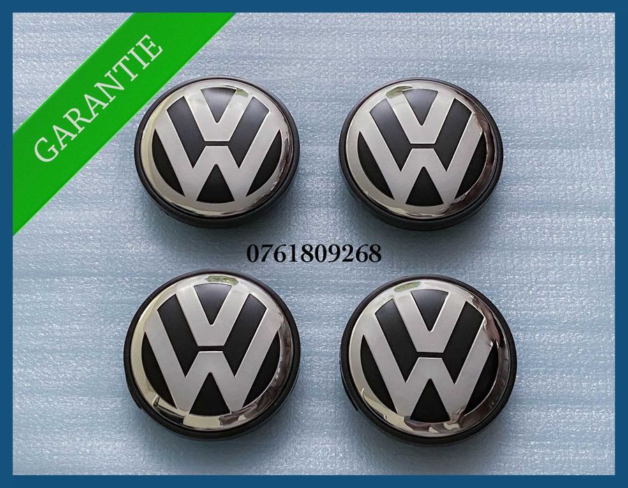 Set 4 capace 70mm 7L6601149B jante aliaj VW Touareg Transporter