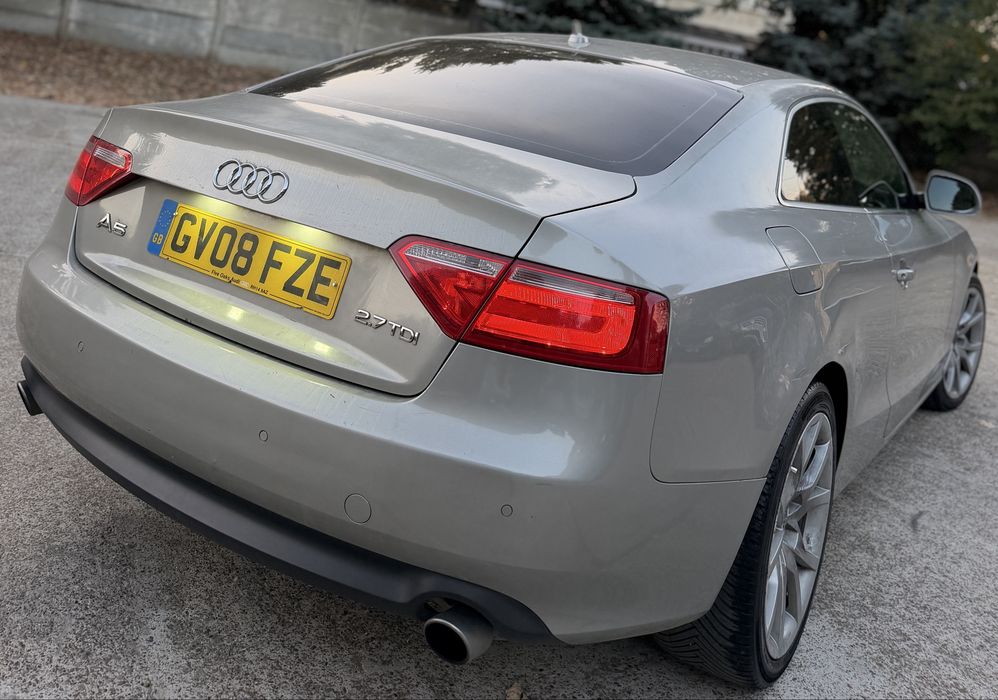 AUDI A5 - Coupe - 2008 - 2.7 TDI V6 - 190 Cai Putere - Automat - Faruri Led / Faruri Xenon - Acte la zi ( Valabile ) - Carte Intreaga - ETC ETC ETC