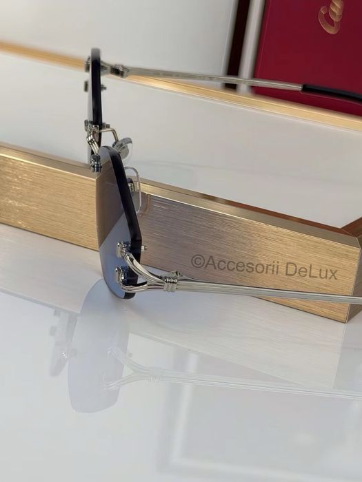 Ochelari de Soare Cartier CT0620S Noi Full Box [Verificare Colet] Gold