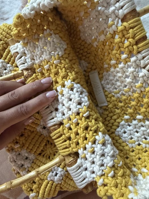 Плетена плажна чанта Zara