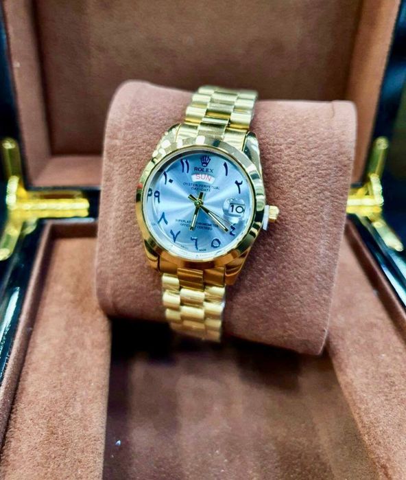 Женские часы Rolex цыфры на Арабском коробка в подарок