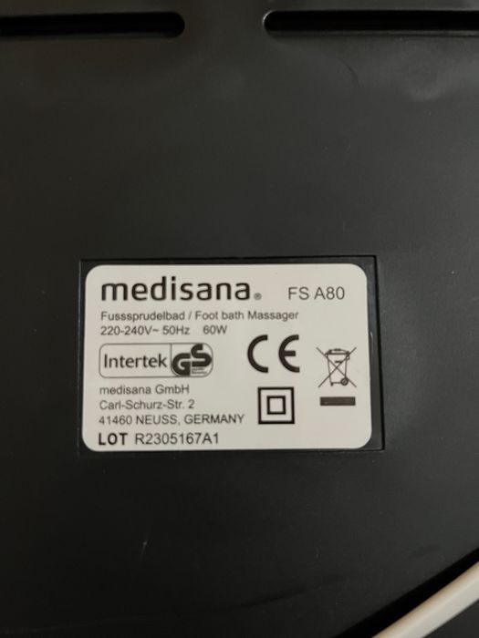 Вана за крака Medisana FS A80