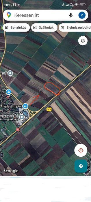 De vânzare teren extravilan langa drumul DN11