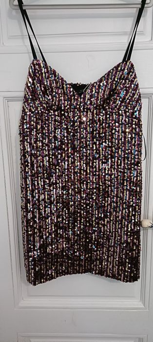 Rochie noua Zara paiete eveniment M 38