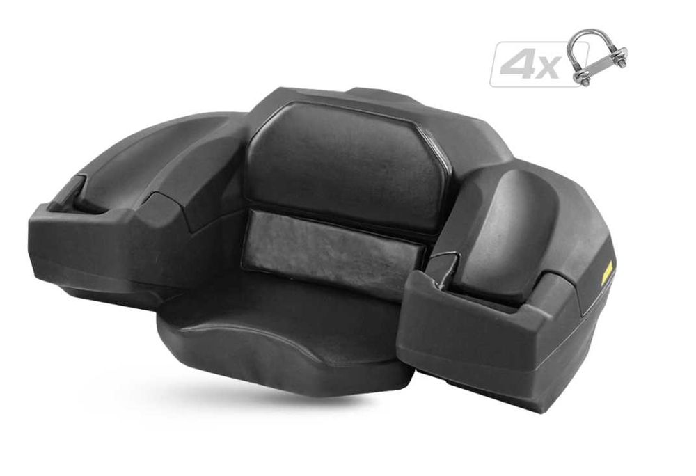 Заден куфар за АТВ SHARK AX75 с Пасажерска Седалка – 75L (Събира 2 каски)
