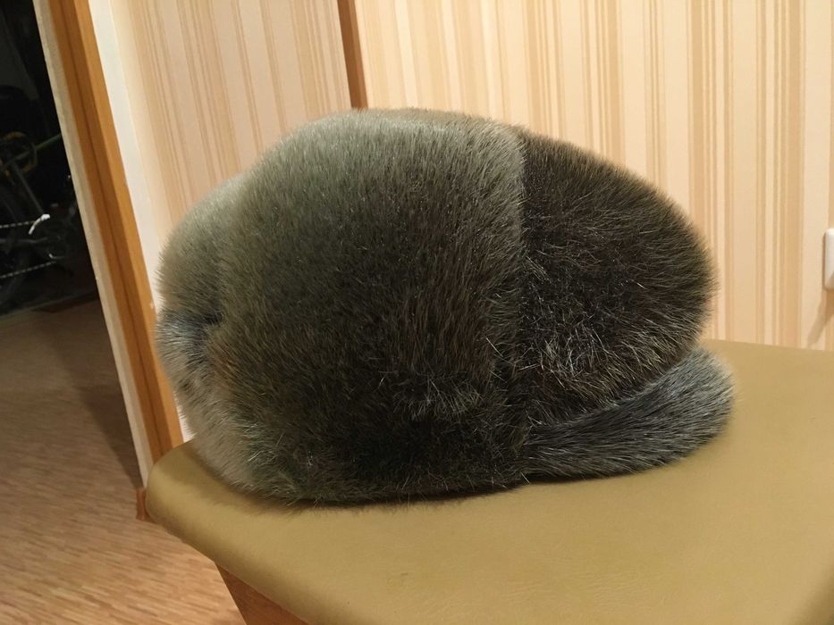 шапка из нерпы натуральная