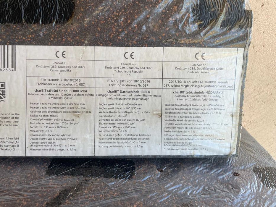 Vând șindrilă bituminoasă charBIT®  BEAVERTILE