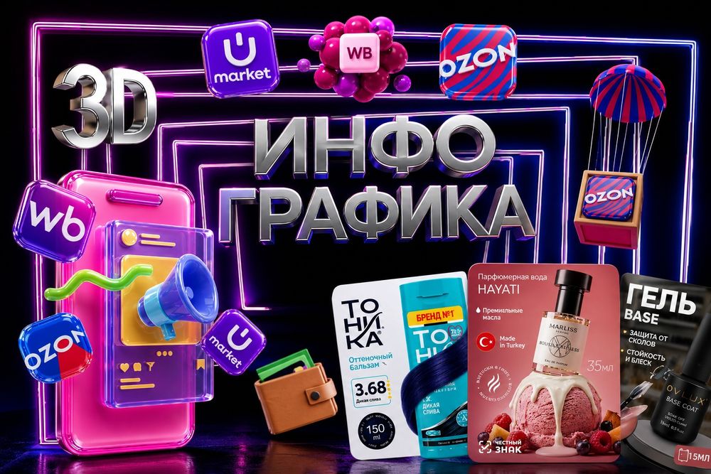 Профессиональная фотосъёмка товаров для Uzum Market, Wildberries, Ozon
