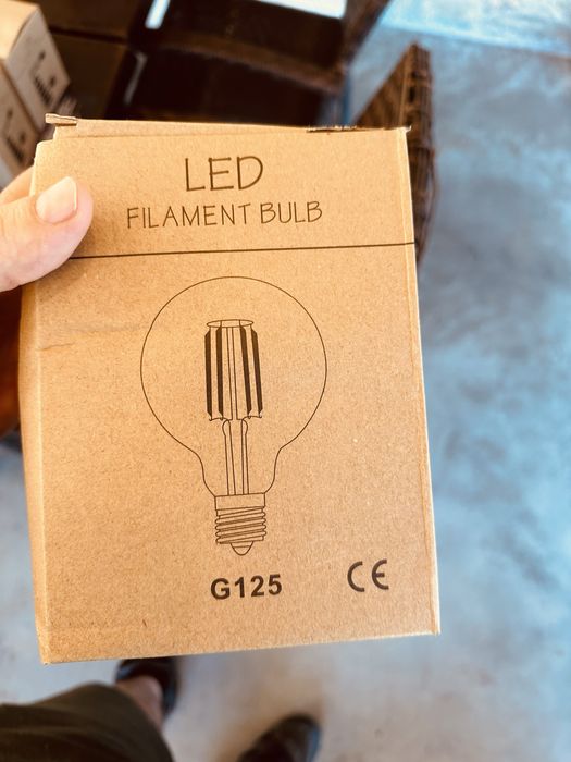 LED Димируема G95 G125 винтидж електрическа крушка
