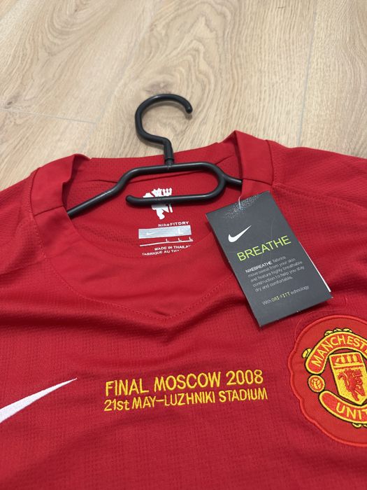 Bluza de fotbal Tricou de fotbal Nike Manchester United Cristiano Ronaldo 7 CR7 final ucl marime L nou cu eticheta