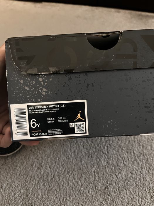 Jordan 4 “Fear 2024”