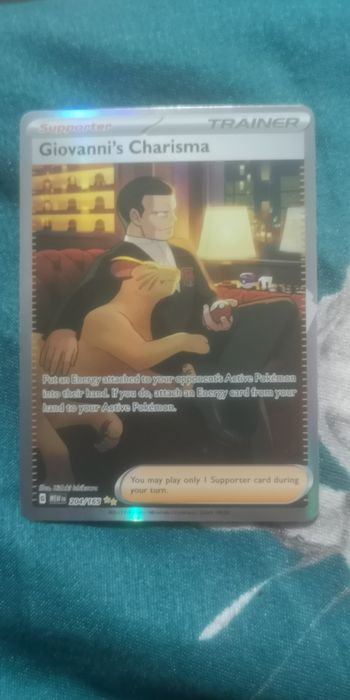 Giovanni’s Charisma 204/165 Pokémon 151 Holo NM