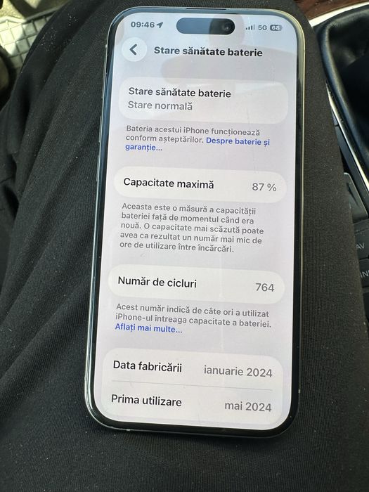 iphone 15 pro natural titanium (128gb)
