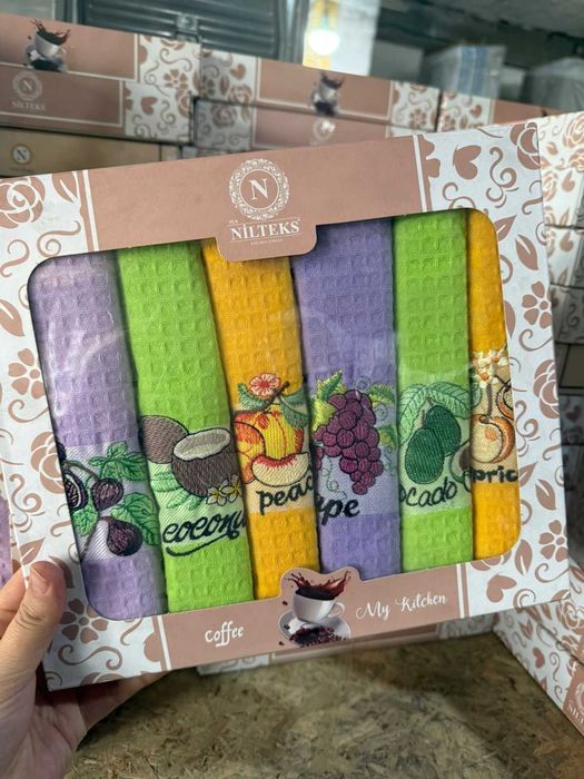 Наборы кухонных полотенец