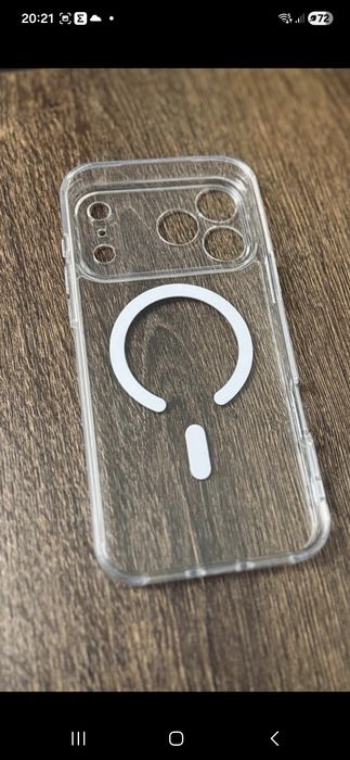 Iphone 17 Pro Max - husa incarcare wireless + folie ecran cu aplicator
