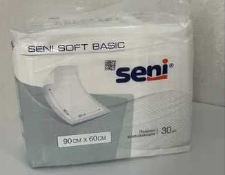 Пеленки Seni soft basic. Размер 90 см * 60 см