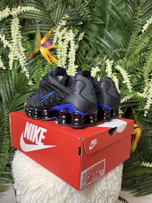 !НОВИ! Nike Shox TL | Black/Blue | + КУТИЯ
