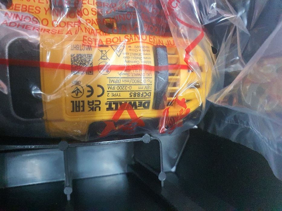 Dewalt DCZ298S2T-BQGB 18 v