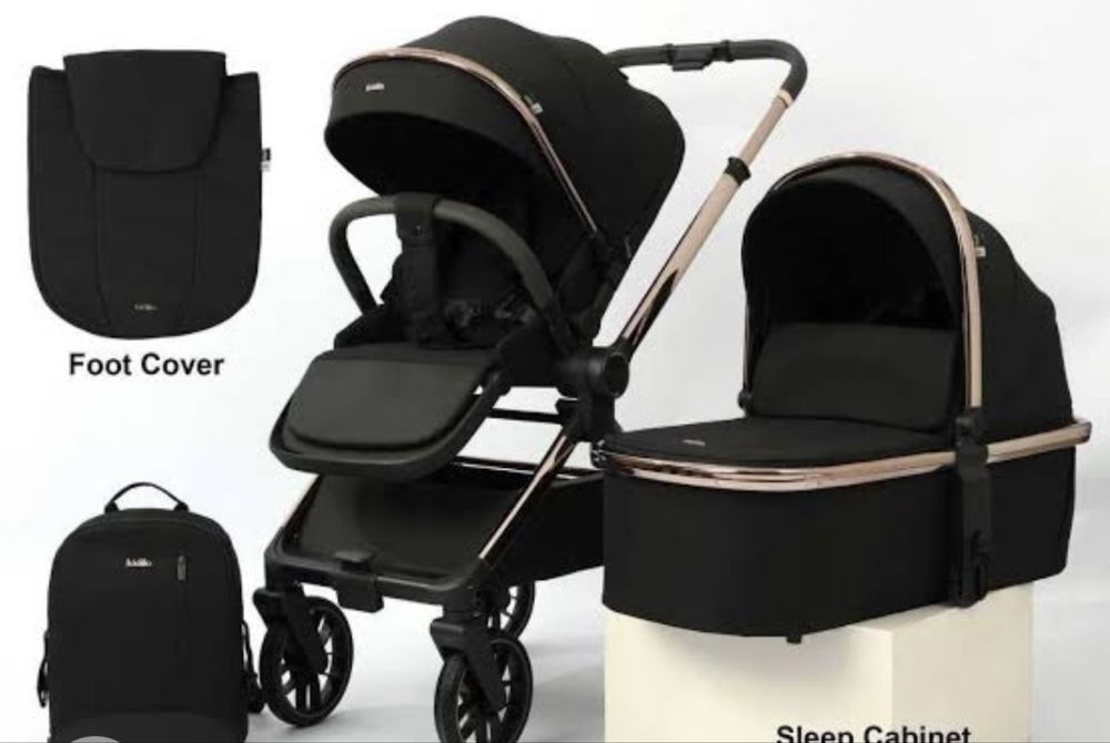 Продам коляску Kidilo 2 в 1, цвет Black.